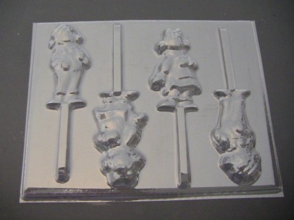 140sp Rag Doll Boy and Girl Chocolate or Hard Candy Lollipop Mold